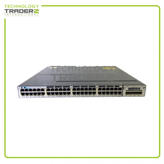 WS-C3750X-48PF-S V06 Cisco Catalyst 3750X 1GbE 48-Ports PoE+ Network Switch