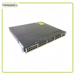 WS-C3750X-48T-E V04 Cisco 3750-X 48 Port IP Services Ethernet Switch W- 2x PWS