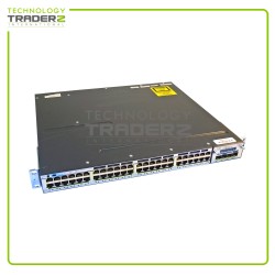 WS-C3750X-48T-L V01 Cisco Catalyst 48-Ports 1U Ethernet Switch * Pulled *