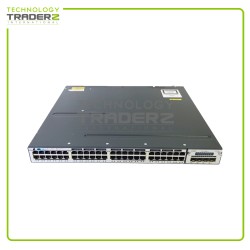 WS-C3750X-48T-S V05 Cisco Catalyst 3750X 48 Port Gigabit Network Switch W-2x PWS