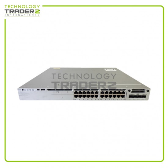 WS-C3850-24T V04 Cisco Catalyst 3850 24 Port Network Switch W-1x C3850-NM-4-1G