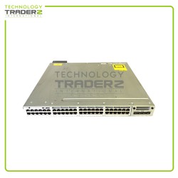 WS-C3850-48F-L V07 Cisco 3850 48 Port PoE+ Network Switch W/ 1x C3850-NM-4-1G