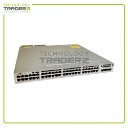 WS-C3850-48F-L V07 Cisco Catalyst 3850 V07 48 Port PoE+ Switch W-C3850-NM-4-1G