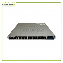 WS-C3850-48P-E V07 Cisco Catalyst 3850 48-Ports RJ-45 PoE+ Switch W-3x FAN