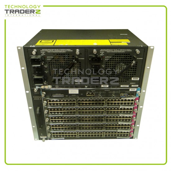 Config-1 WS-C4506-E V02 Cisco w/ 2x 4200W PWS 1 x WS-X4516-10GE 5x