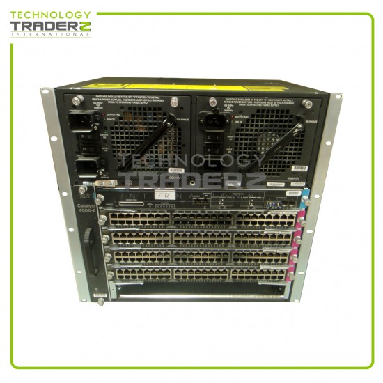 Config-2 Cisco WS-C4506 WS-C4506-E V02 w/ 2x 4200W PWS 1 x WS-X4516-10GE 4x