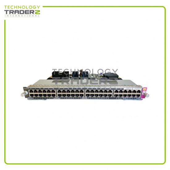 WS-X4648-RJ45V-E V03 Cisco Catalyst X4648 48-Port PoE+ Gigabit Ethernet Switch