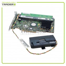 XT257 Dell PERC 5/i SAS 256MB PCI E x8 RAID Controller Card 0XT257 W-1x Battery