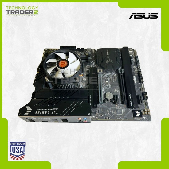 ASUS TUF Z590-Plus LGA 1200 ATX Gaming Motherboard MB16B0 W/ 1x Heatsink