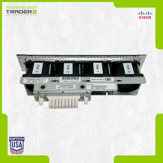 Cisco WS-X4991 V04 Catalyst 4948 V04 Fan Tray | TechnologyTraderz