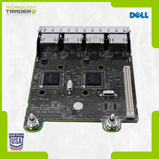 LOT OF 2 Dell FM487 Broadcom 5720 4-Ports 1000Base-T 1Gbps PCI-E Daughter Card | TechnologyTraderz