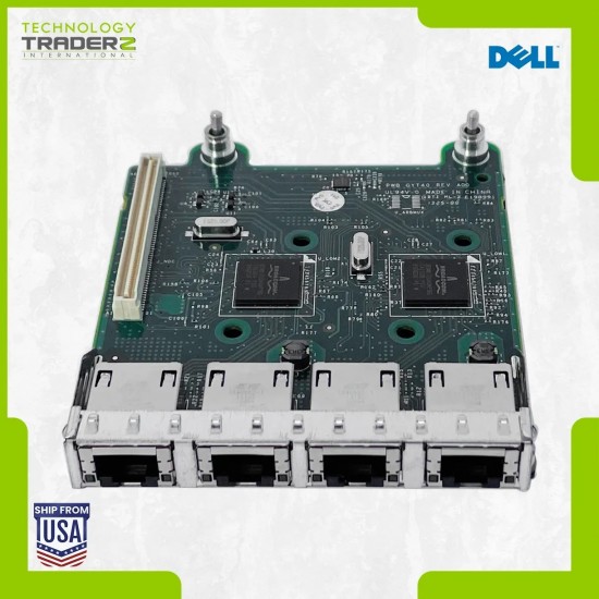 LOT OF 2 Dell FM487 Broadcom 5720 4-Ports 1000Base-T 1Gbps PCI-E Daughter Card | TechnologyTraderz