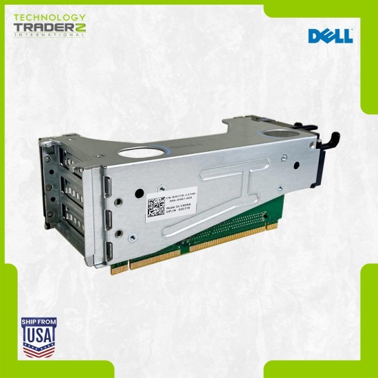 Dell J57T0 3-Slots Riser Card Assembly 0J57T0 W-Riser Card | TechnologyTraderz