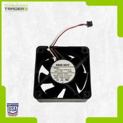 LOT OF 2 Minebea 2410RL-04W-B79 12V 0.35A 3-Pin 60mm Case Black DC Cooling Fan | TechnologyTraderz