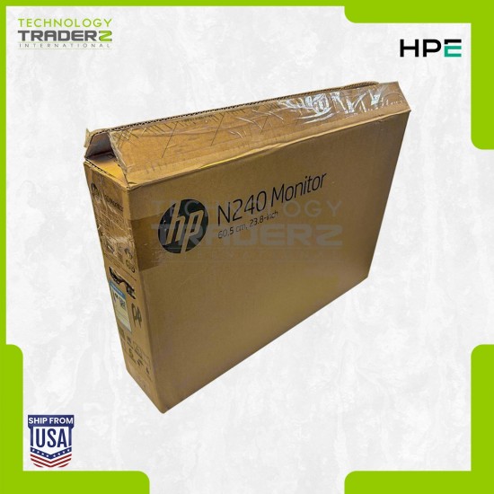 Υ6Ρ10AA HP N240 FHD HDMI VGA DVI Black LED Monitor **New Open Box**
