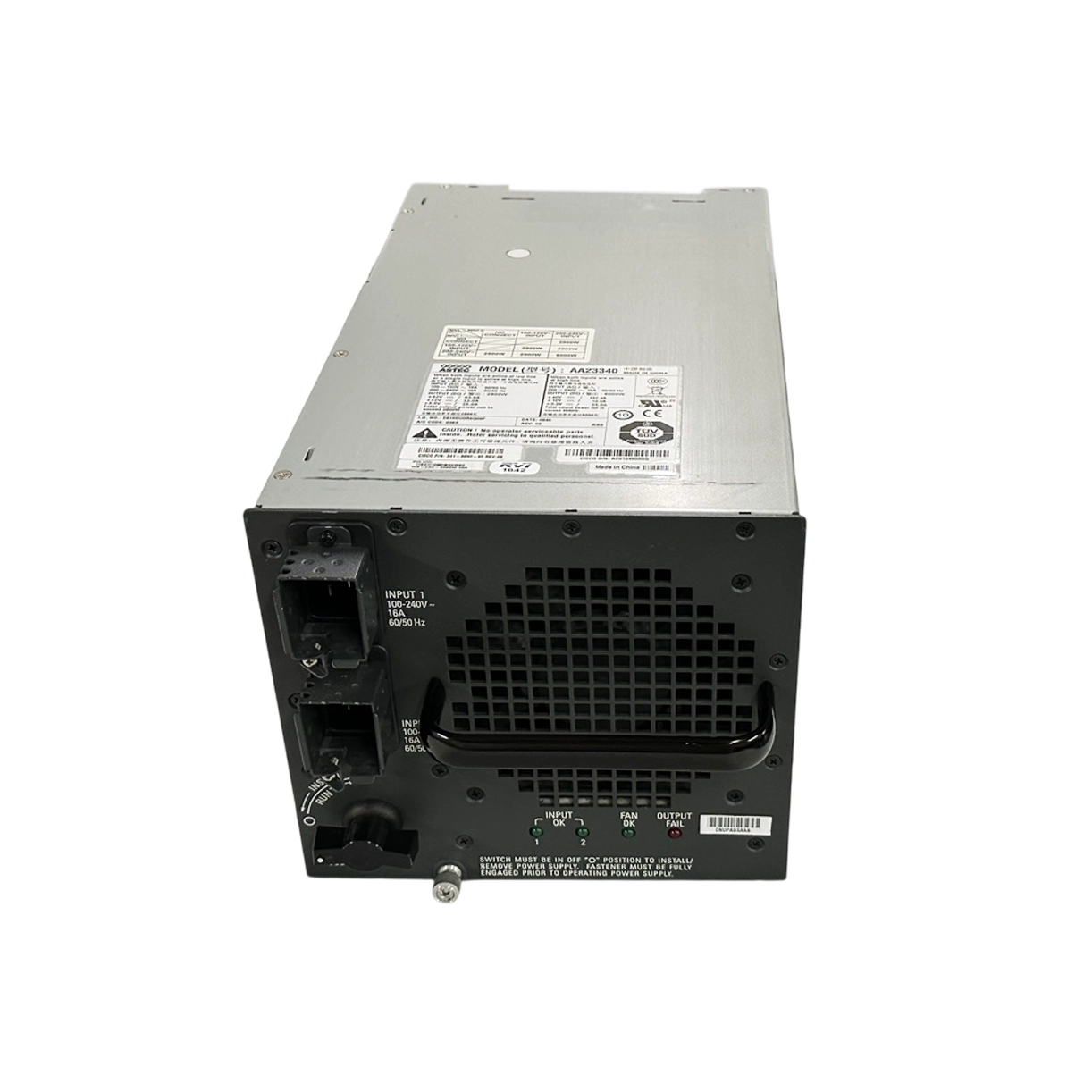 Cisco (WS-CAC-6000W V05) Catalyst 6500 Series 6000W Power Supply 341-0092-05