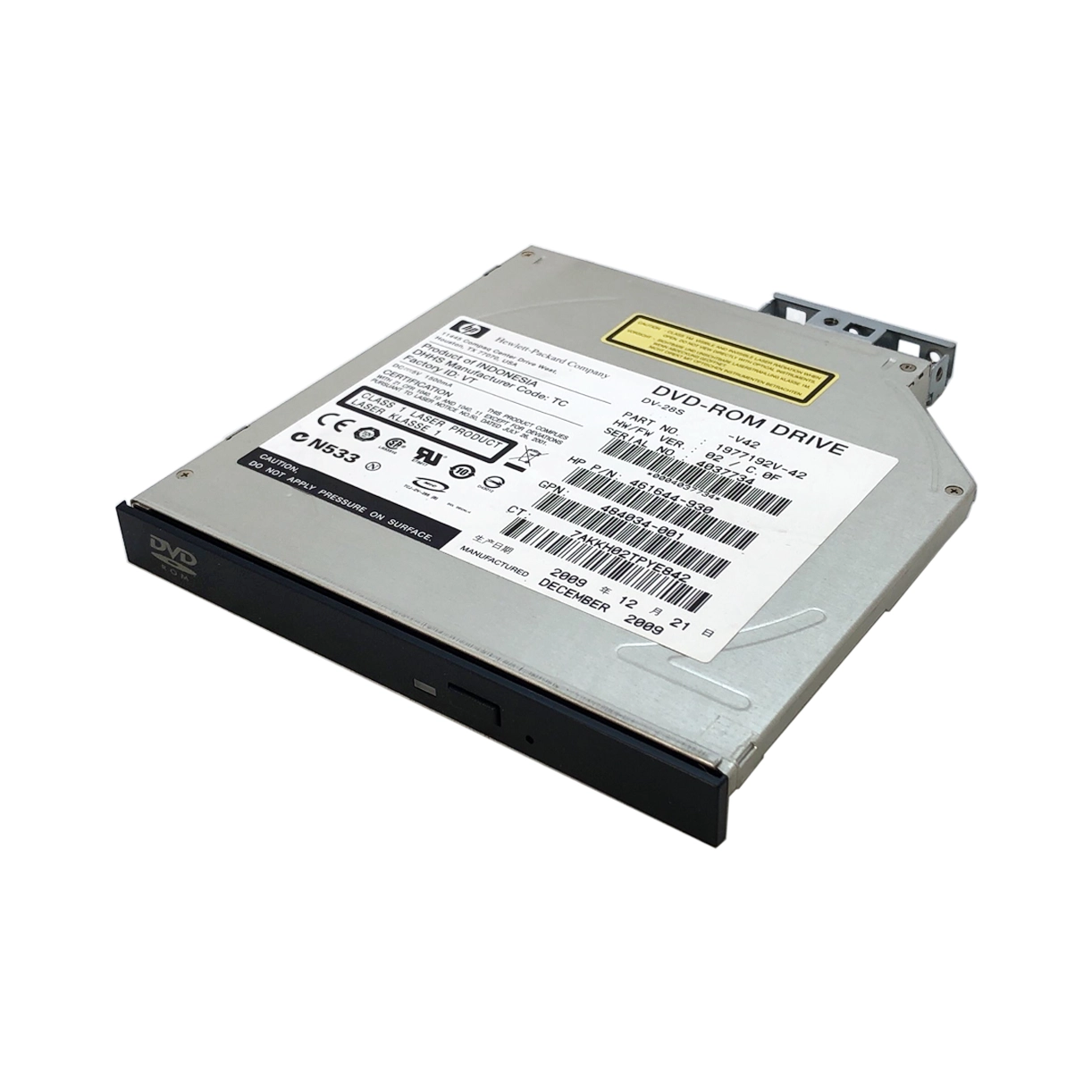 HP 484034-001 SATA Slimline DVD-ROM Optical Drive 481428-001 578599-930 | Technologytraderz
