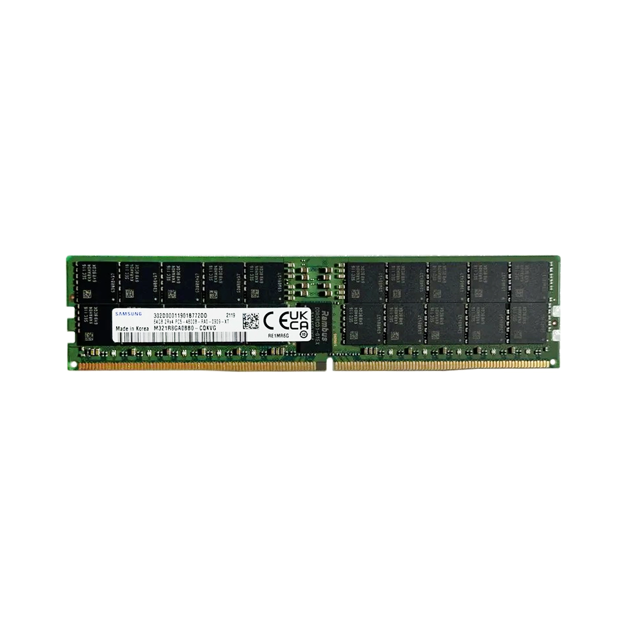 Samsung M321R8GA0BB0-CQK 64GB PC5-38400 DDR5-4800MHz ECC RDIMM 2Rx4 Memory | TechnologyTraderz